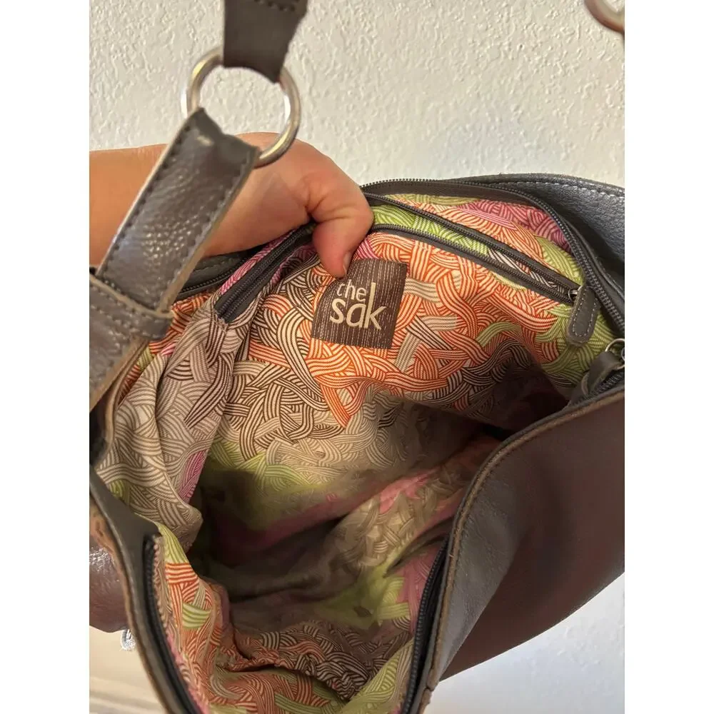The SAK Leather Shoulder Bag Purse